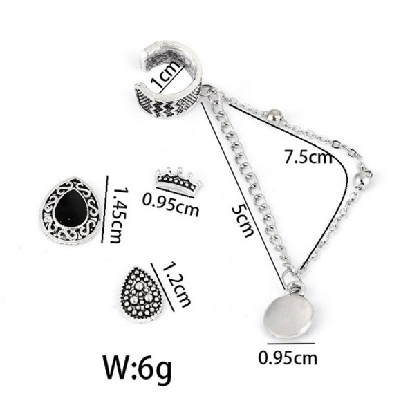 New 2019 Sexy Bohemia Ear Cuff Stud Earring Set - Picture 2 of 5